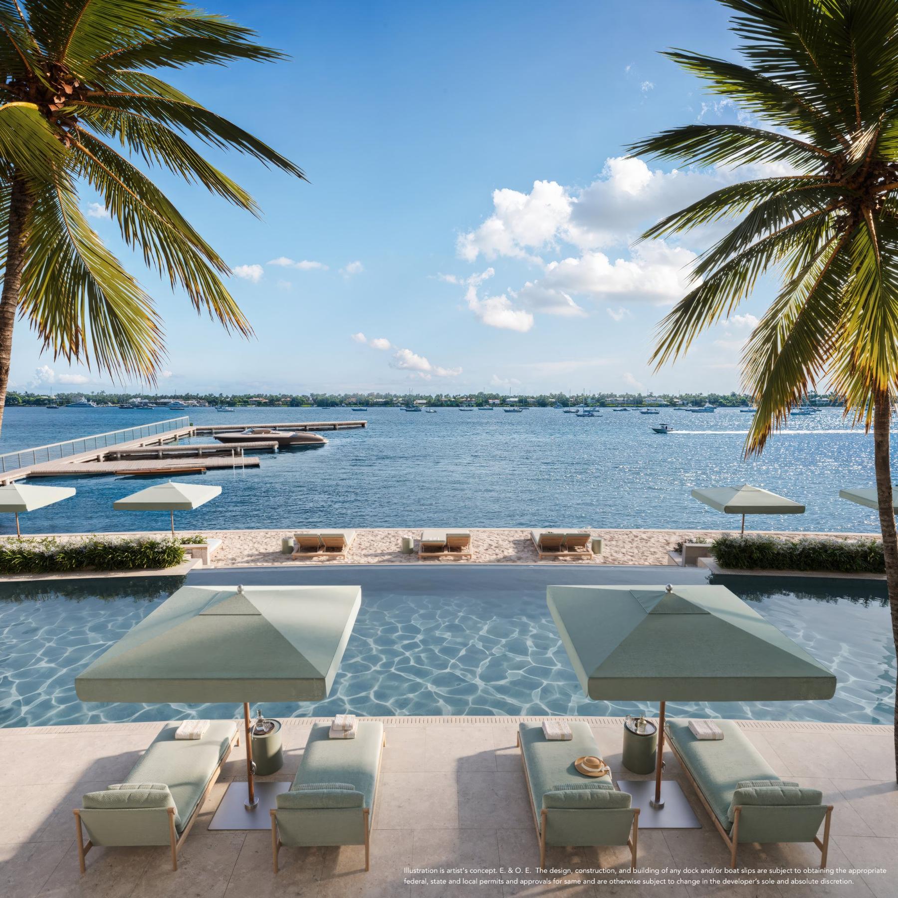 Mandarin Oriental West Palm Beach Pool and Dock View