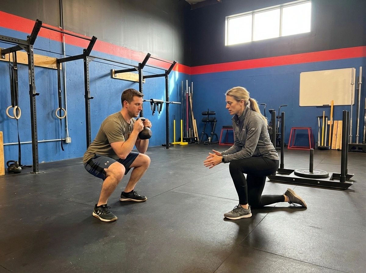  Patient working with a provider at a physical therapy clinic in Derry