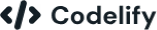 Codelify logo featuring a black code bracket symbol followed by the text 'Codelify'.