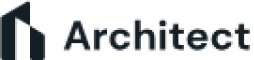 Word 'Architect' in a stylized font with a minimalist design.