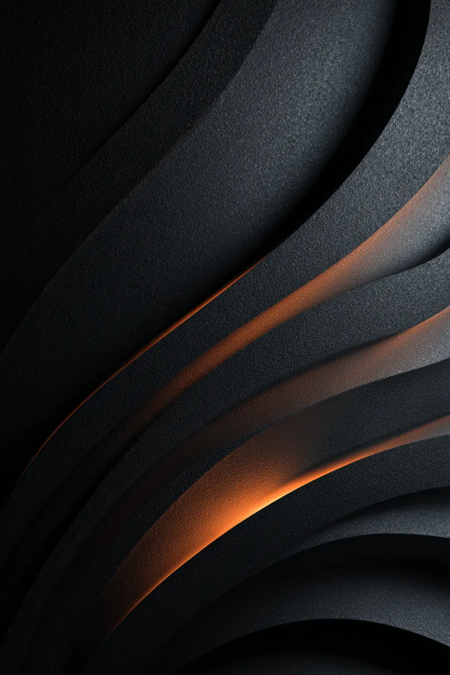 Background wallpaper design, STASHER CAPITAL FAQ Section abstract masculine dark wallpaper with subtle orange accents