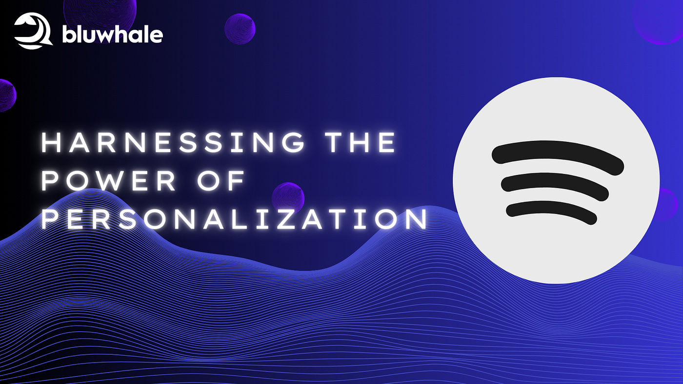 Spotify logo beside the phrase Harnessing the Power of Personalization.