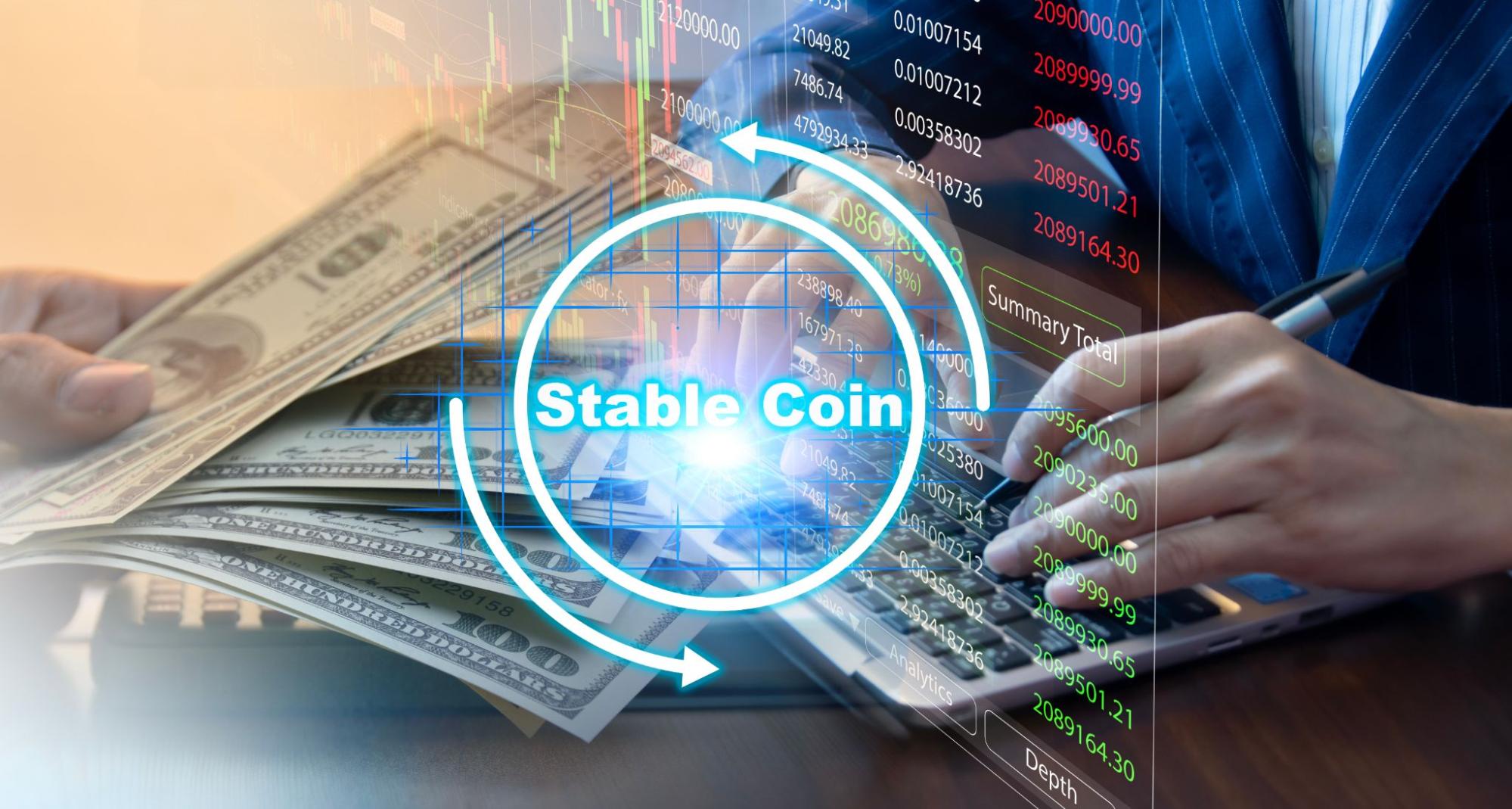 The concept of using stablecoins in the financial system.