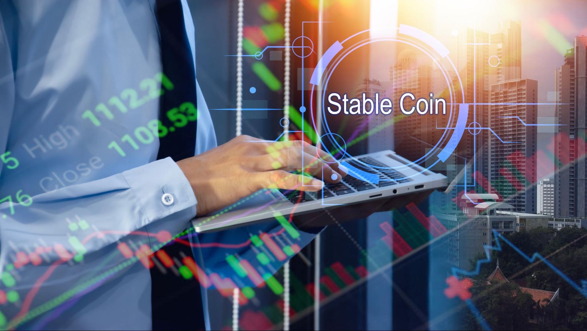 The use of stablecoins in financial and settlement systems.
