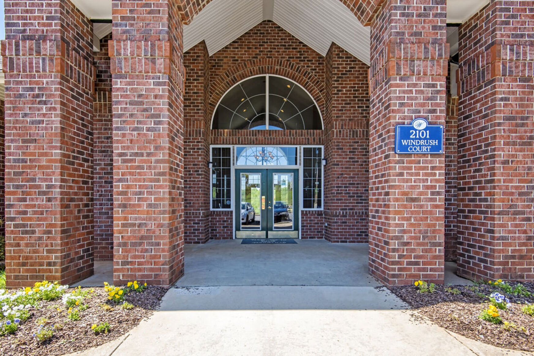Exterior of leasing office 