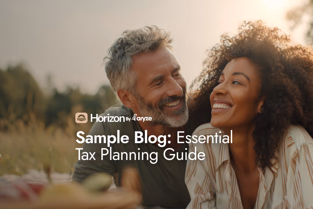 Tax Planning Tips