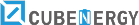 Company logo reading CubeEnergy with a blue stylized arrow icon.