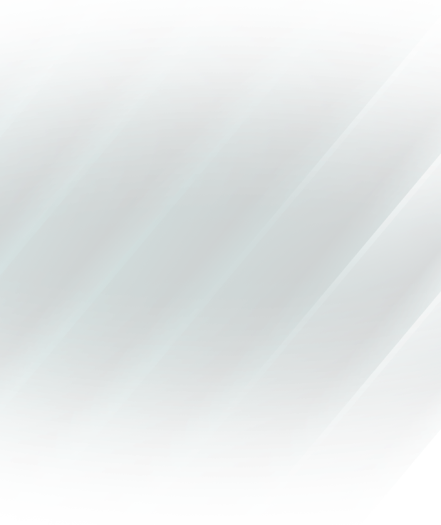 Abstract geometric pattern of layered, diagonal translucent bands in shades of teal and gray.
