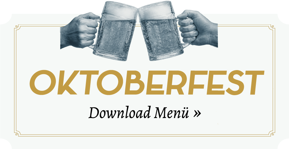 Störer Oktoberfest Menü Deutsch