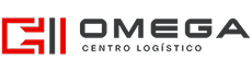 OMEGA Centro Logístico company logo with a stylized red 'E' graphic.