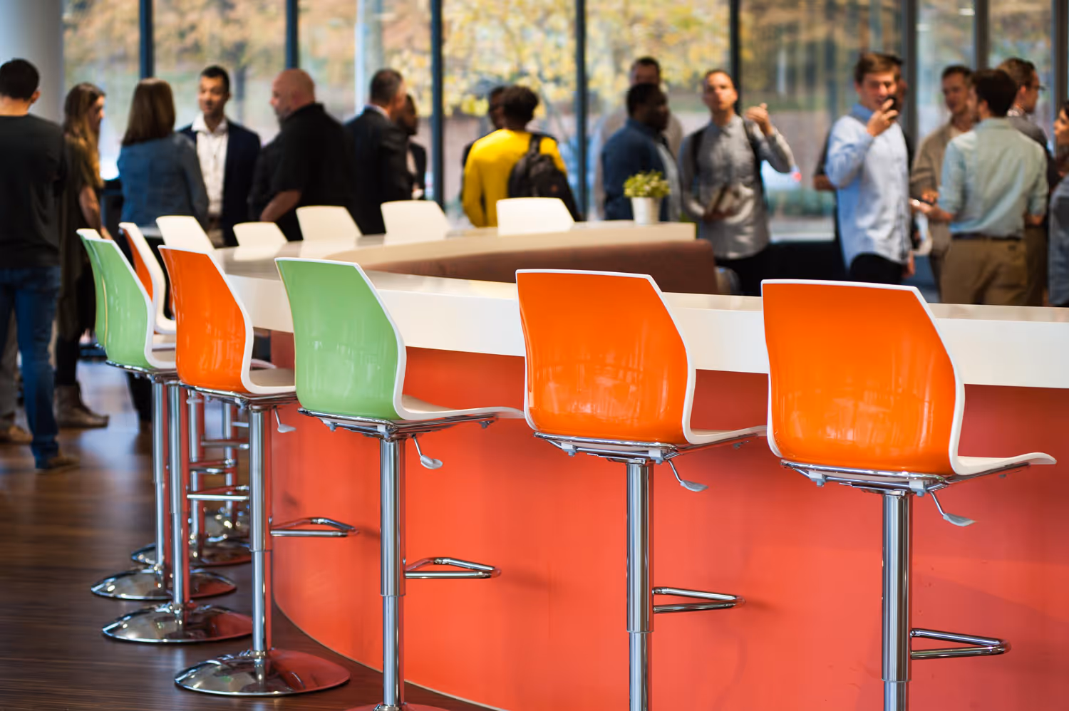 Atlanta Tech Village counter and chairs