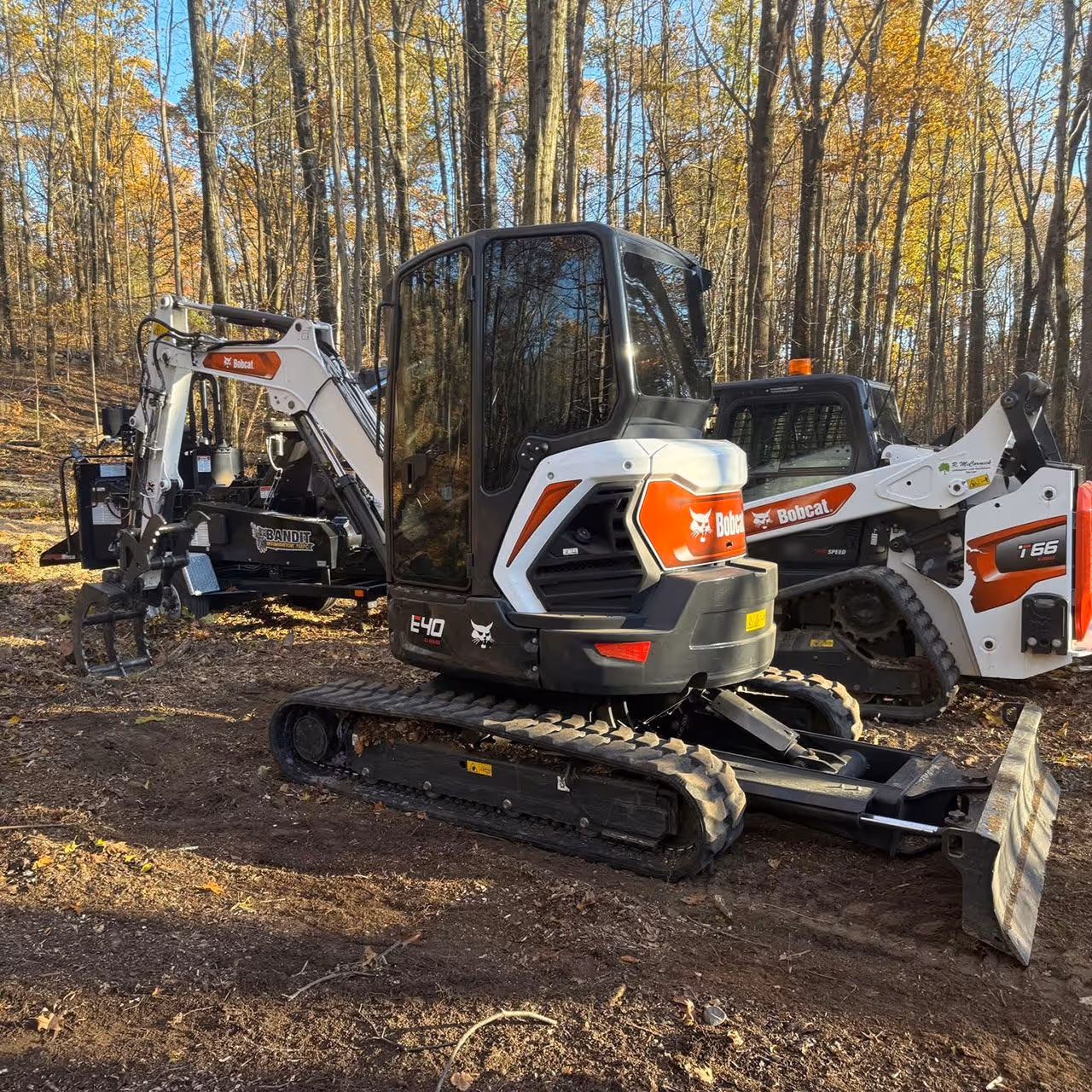 Professional land clearing near me Hudson Valley NY removing trees and brush for site preparation