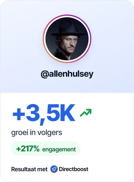 Resultaat van klant @allenhulsey met Directboost