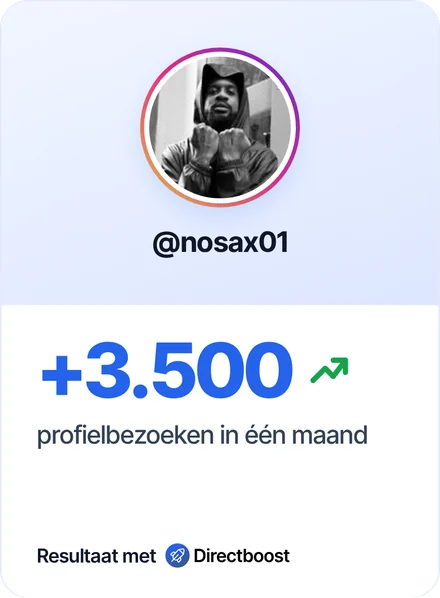 Resultaat van klant @nosax01 met Directboost
