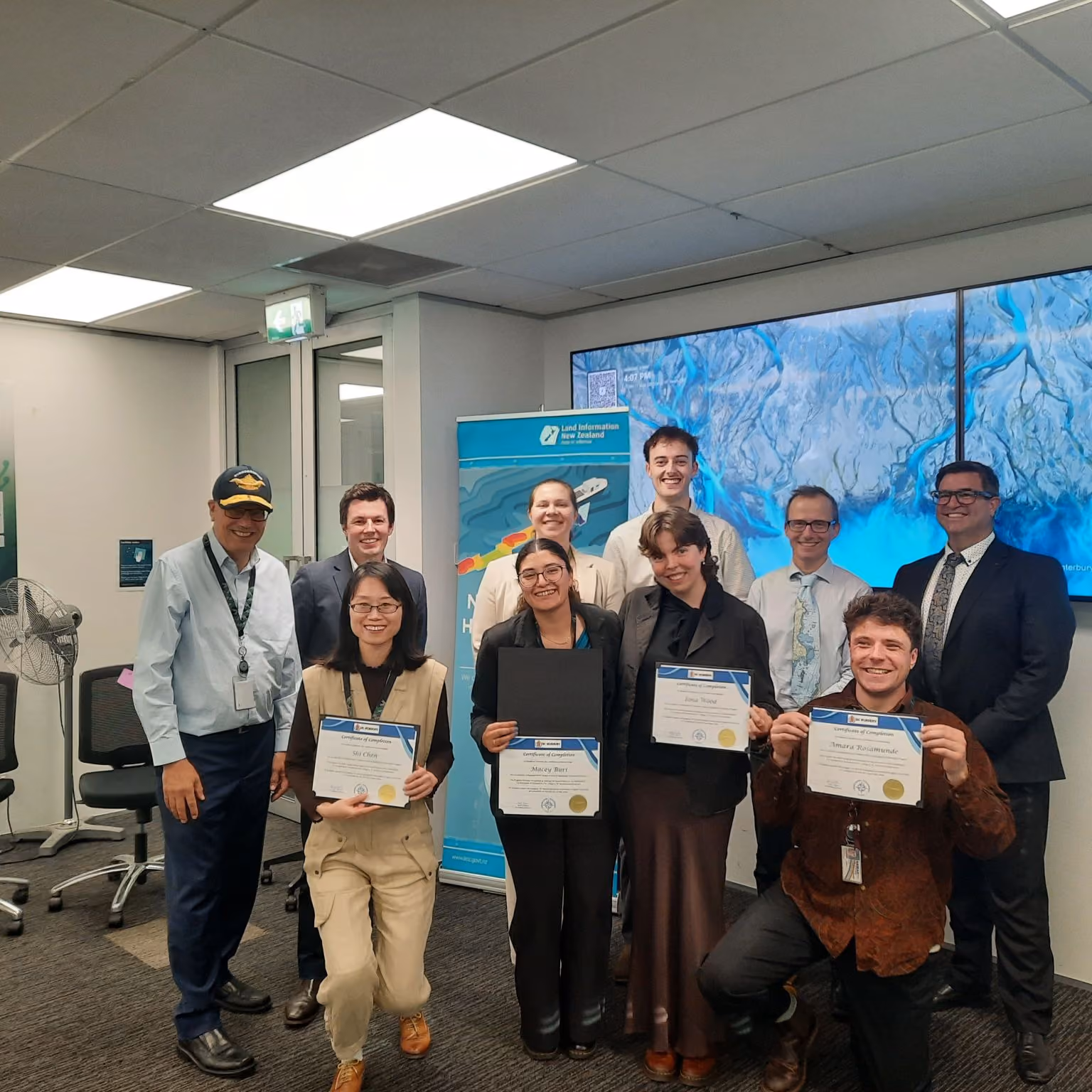 Congratulations to the 2026 LINZ S-8B Marine Geospatial Programme Graduates