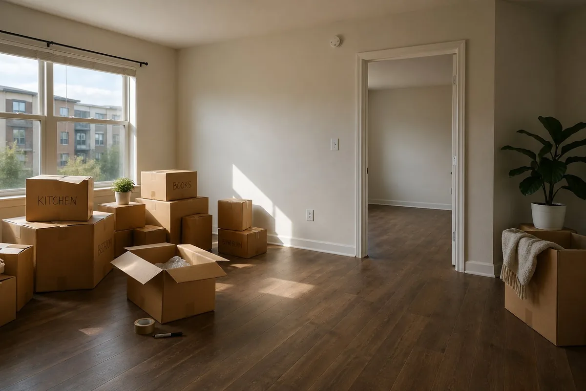 Clean empty San Francisco apartment ready for move-out inspection