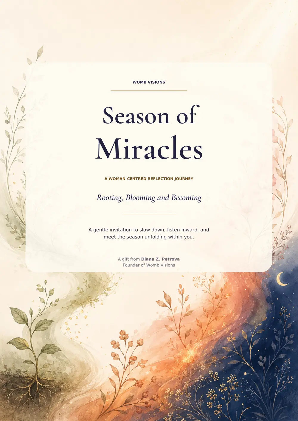 Season of Miracles, a Womb Visions reflection guide for the inner journey of motherhood
