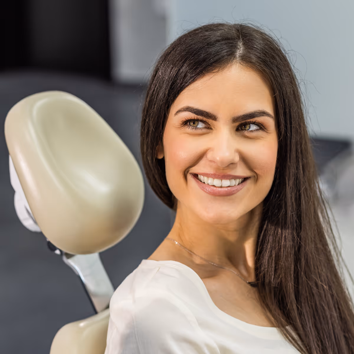 dental patient smiles