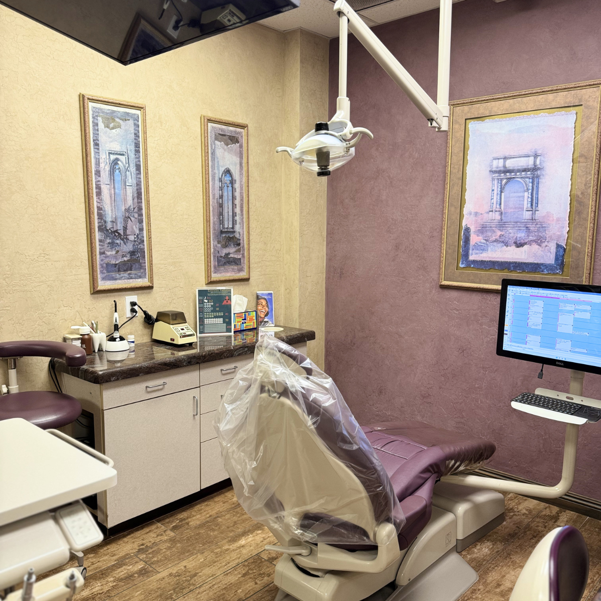 Dr Garza dental practice room