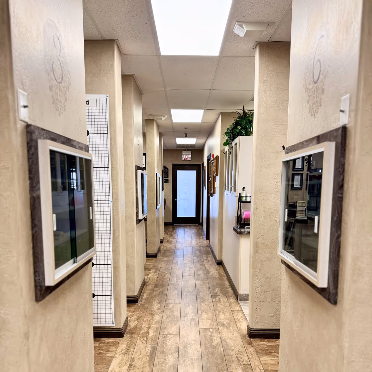 Dr John Garza Dental office hallway