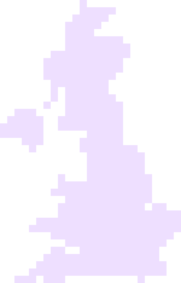 Pixel map of the UK