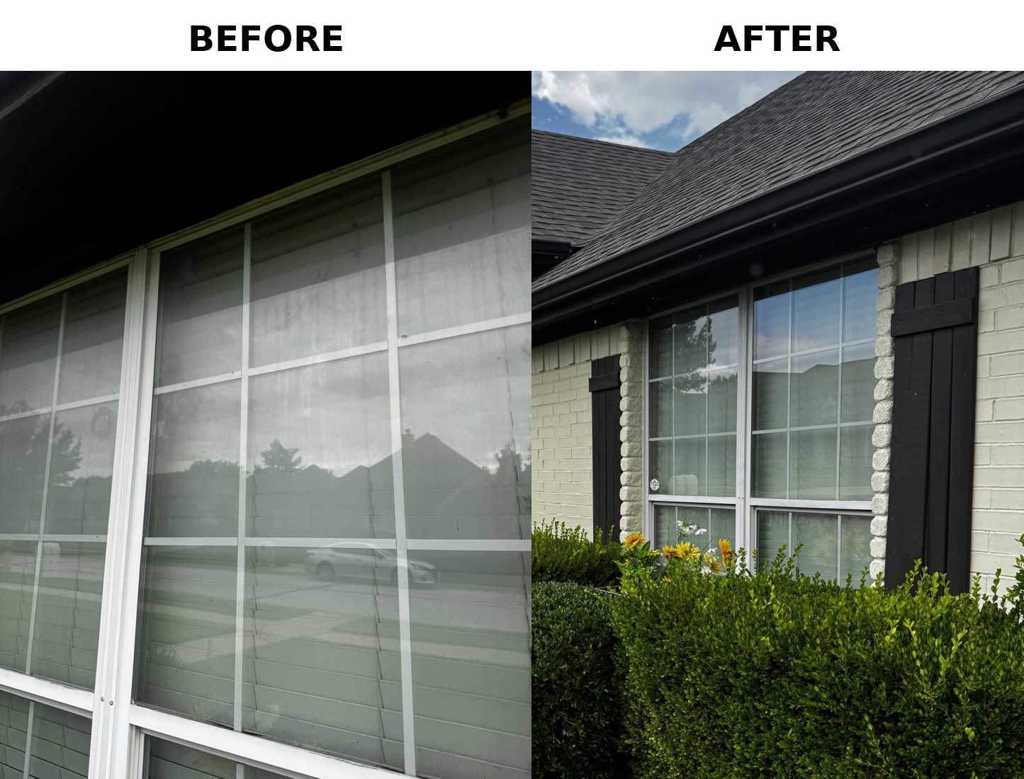 Residential window cleaning