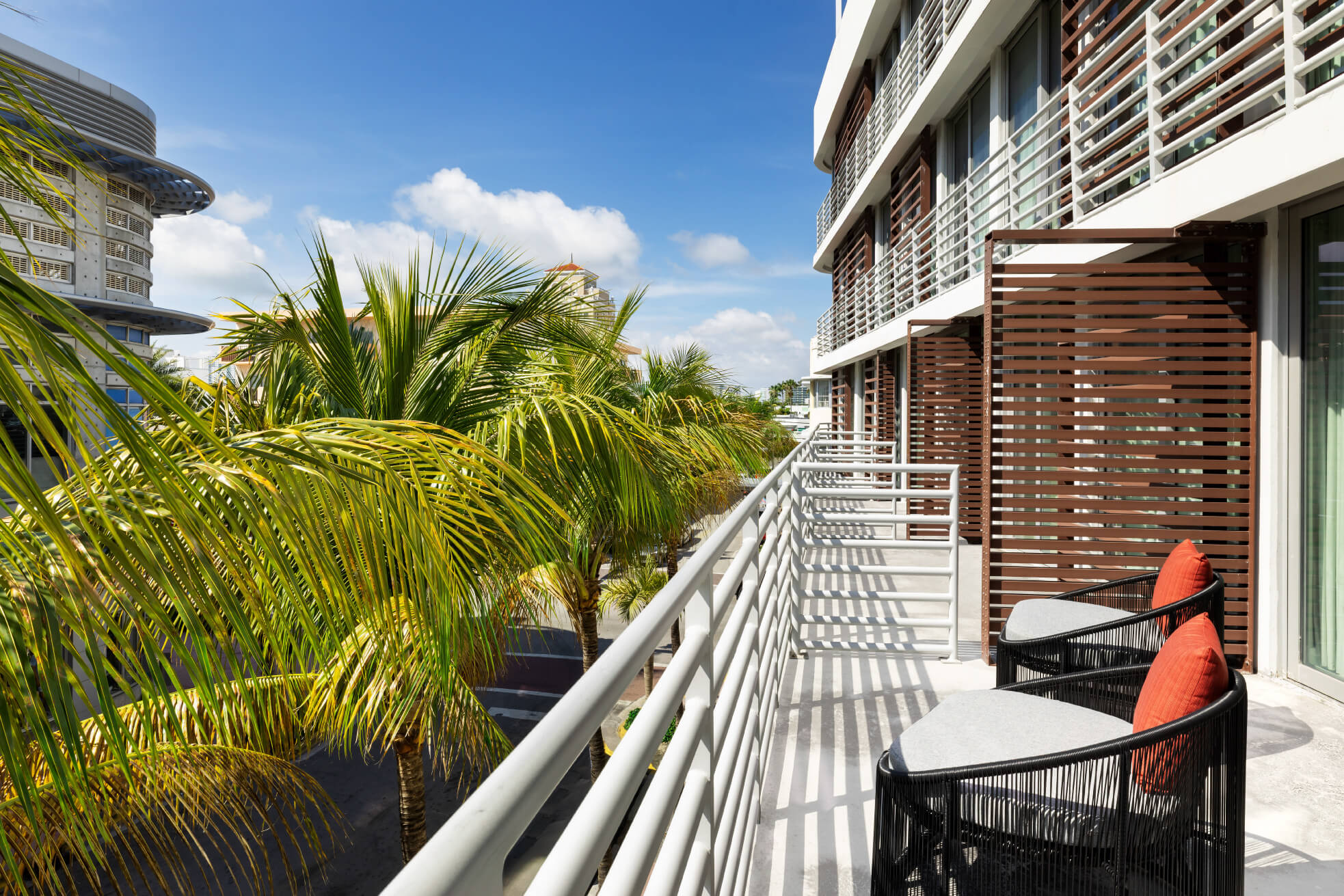 Collins Court Balcony With Trees