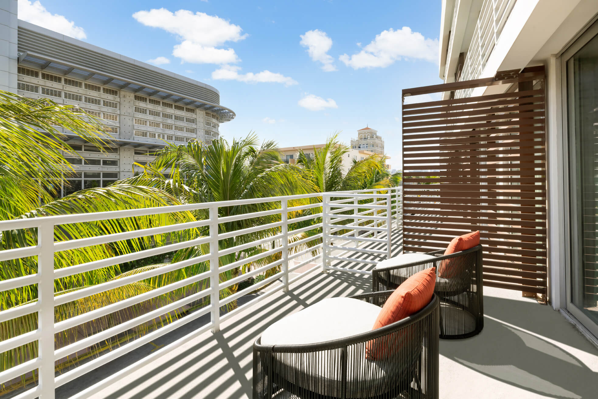 Collins Court Balcony with view