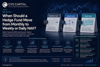 Hedge fund NAV frequency — moving from monthly to weekly or daily reporting