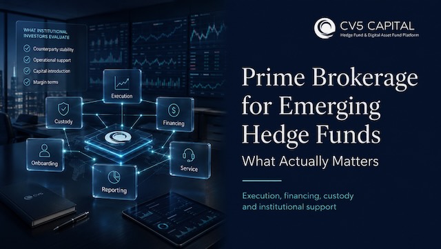 Prime brokerage infrastructure and institutional requirements for emerging hedge funds illustration