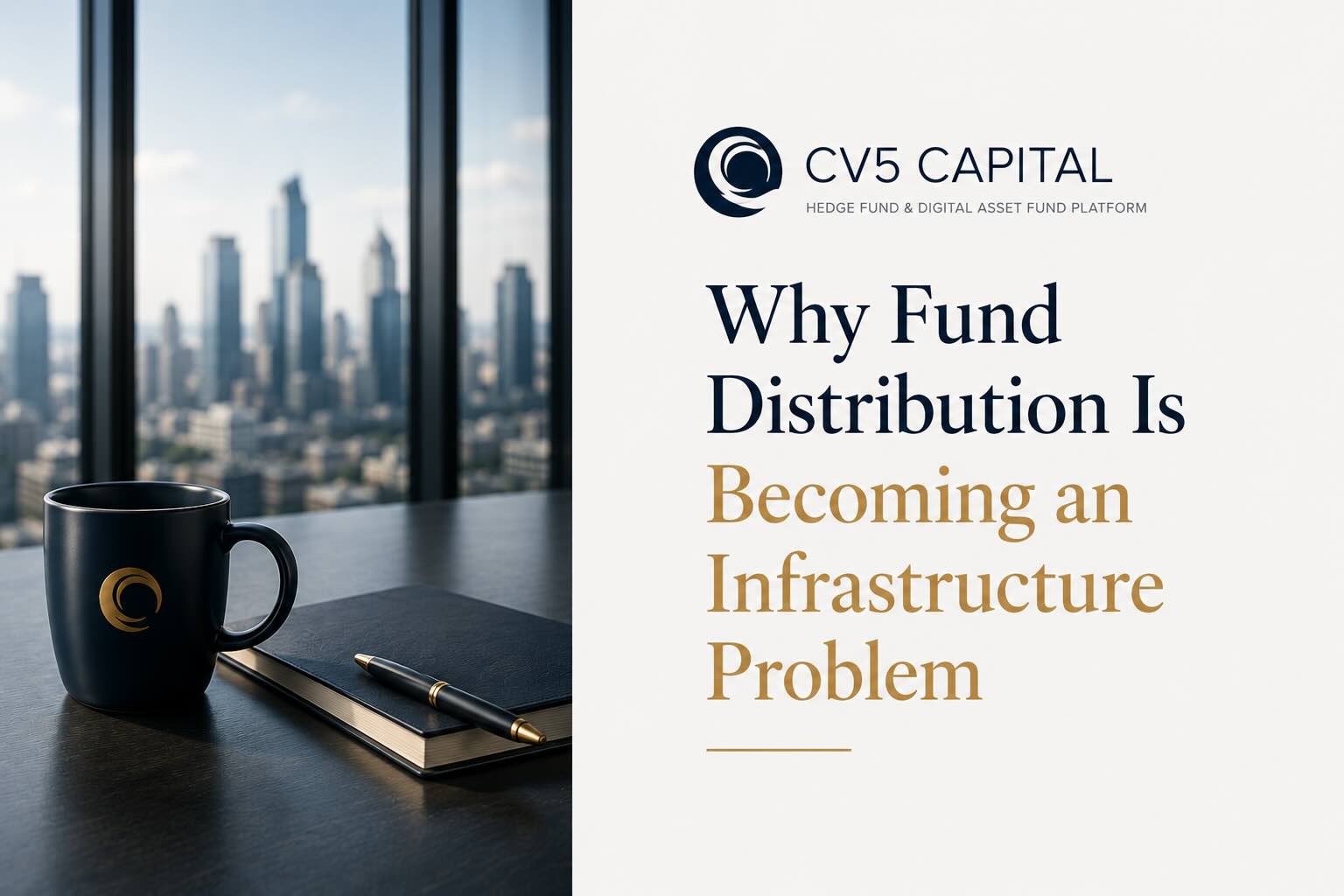 Fund distribution infrastructure and institutional capital raising operations illustration