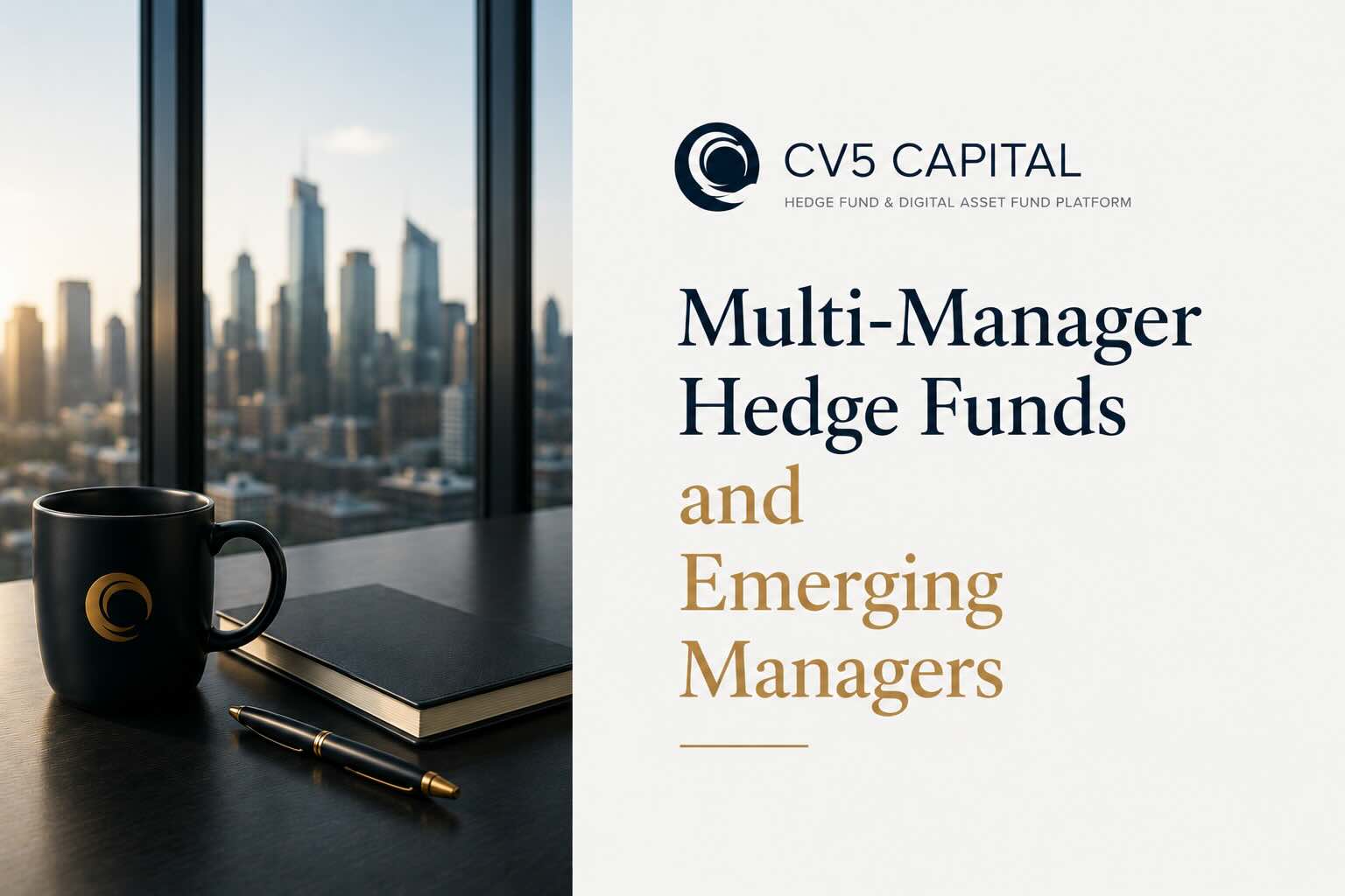 Multi-manager hedge fund structures and emerging manager platform allocation illustration