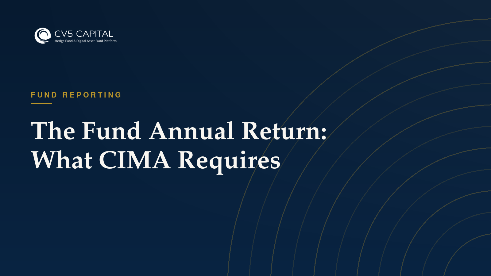 The Cayman Fund Annual Return, CV5 Capital insights hero