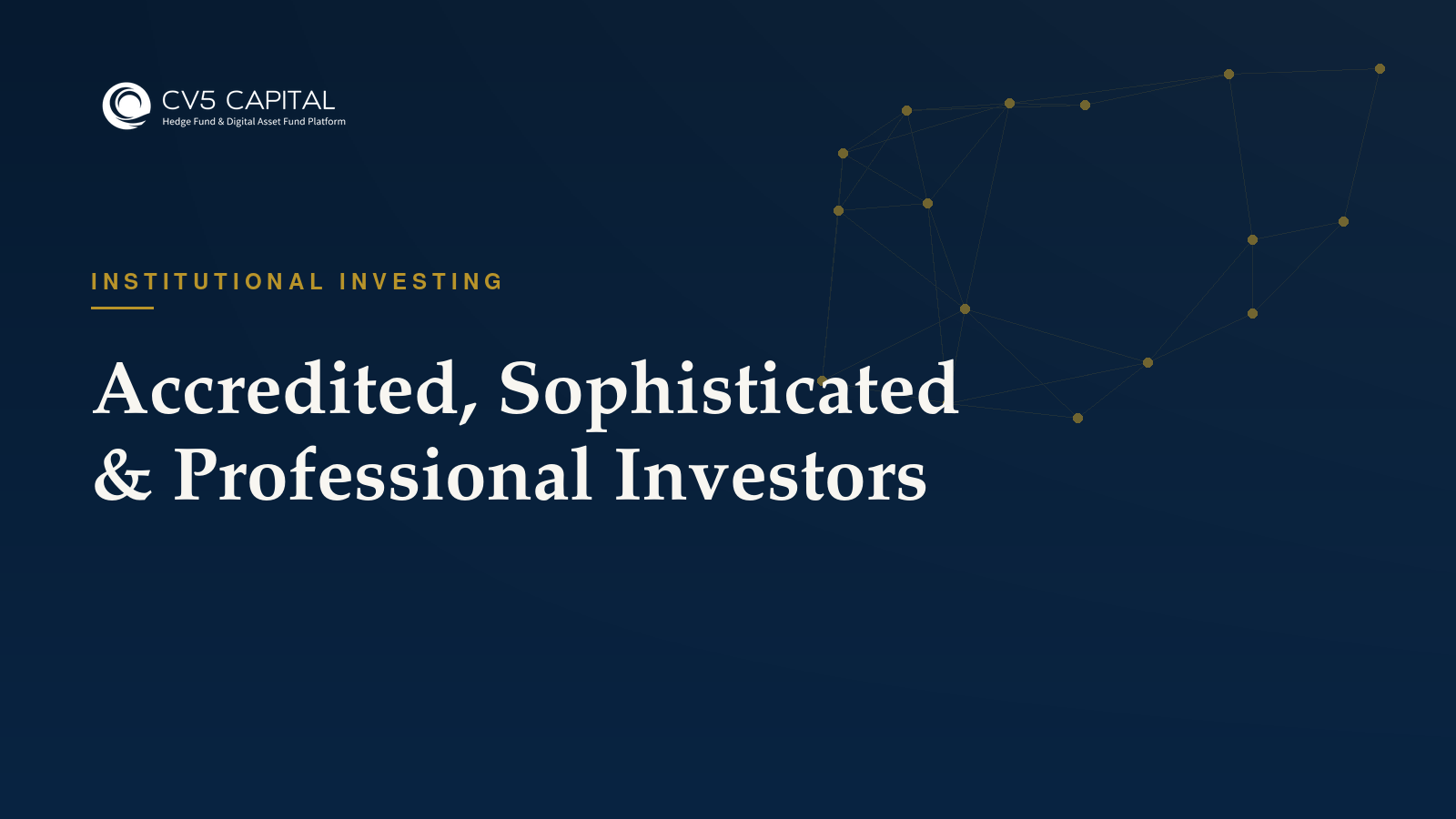 Investor eligibility across jurisdictions, CV5 Capital insights hero