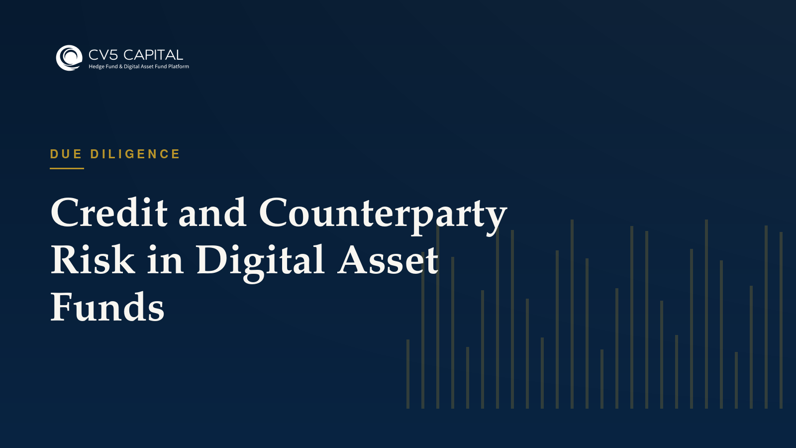 Credit and counterparty risk in digital asset funds, CV5 Capital insights hero