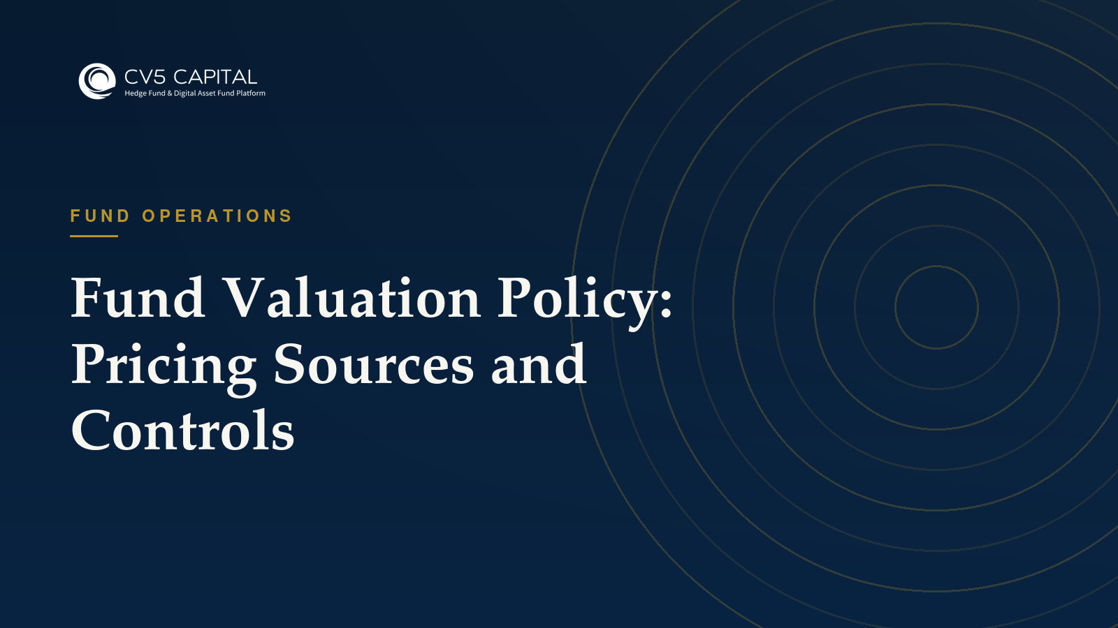 Fund valuation policy, CV5 Capital insights hero