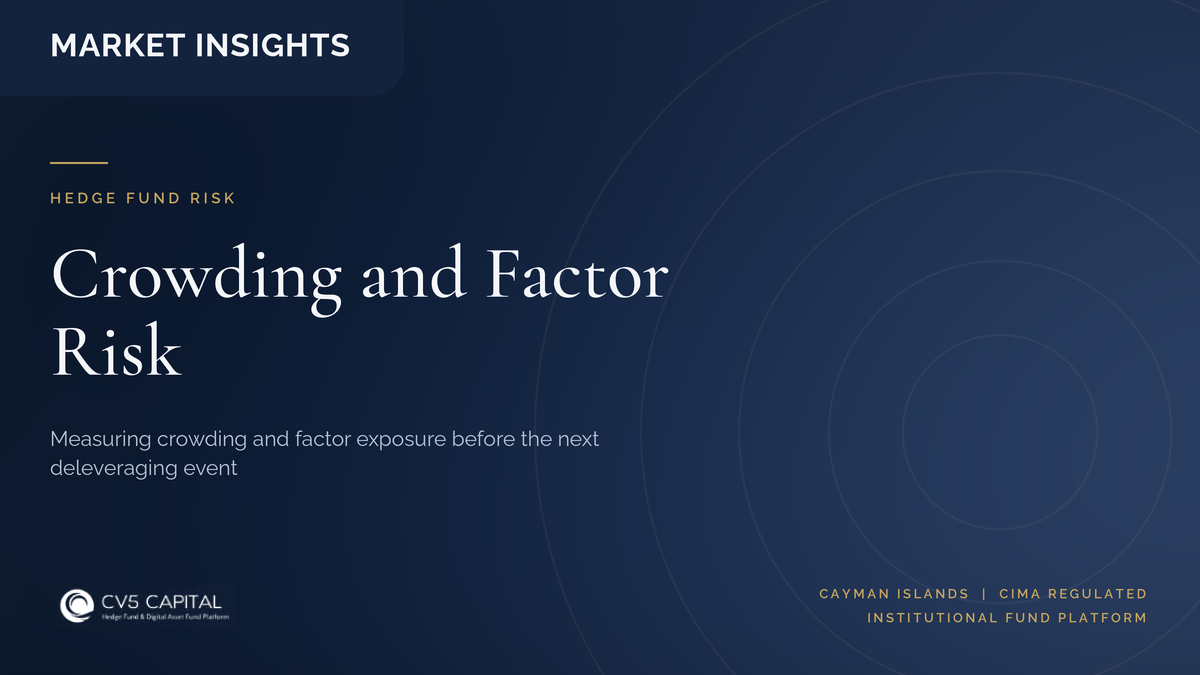 CV5 Capital insight cover: measuring hedge fund crowding and factor risk before a deleveraging event