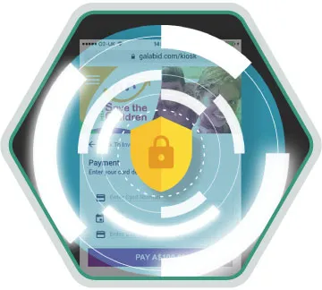 silent auction payment secure