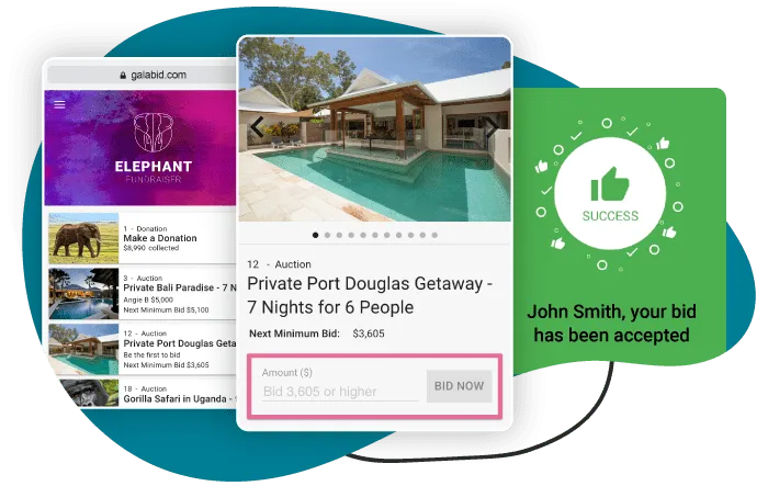 silent auction platform