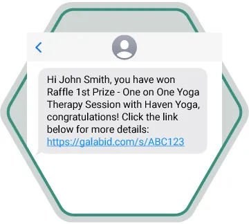 mobile alerts raffle