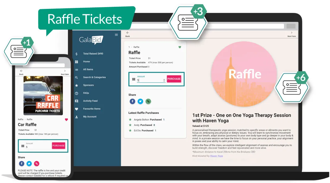 virtual raffle website