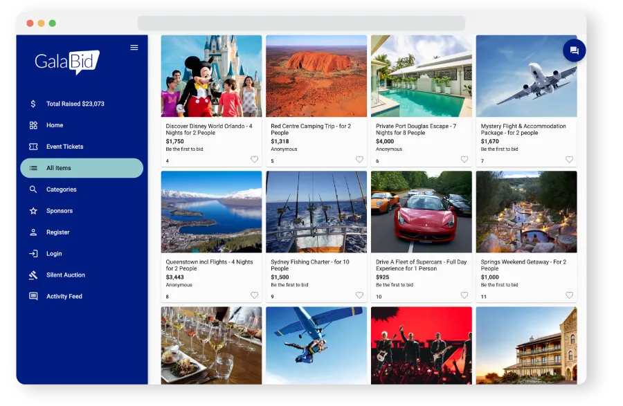free auction site layout