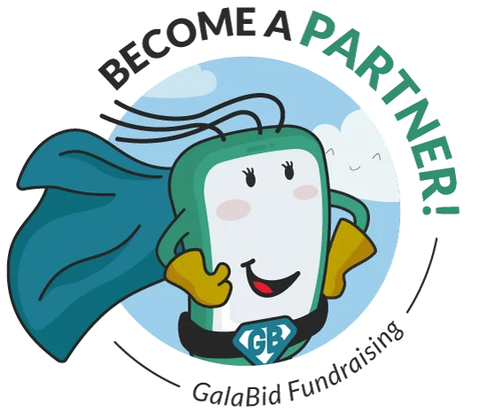 fundraising partner GalaBid seal