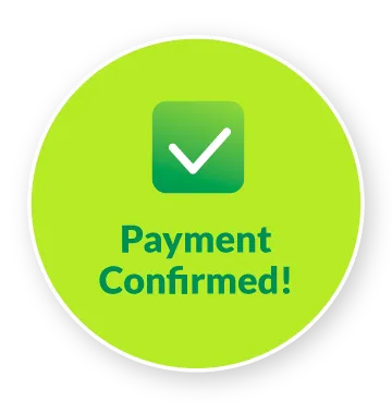 Fundraising payment confirmed