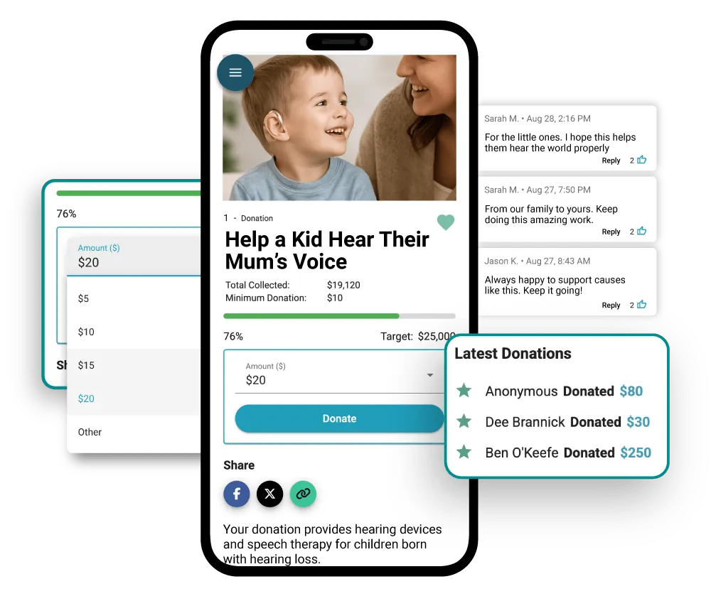 gofundme alternative donations app