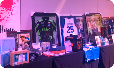 memorabilias and experiences auction