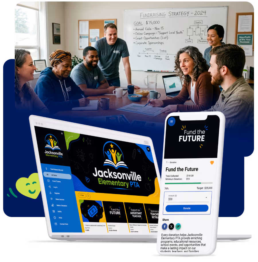 charities fundraising platform