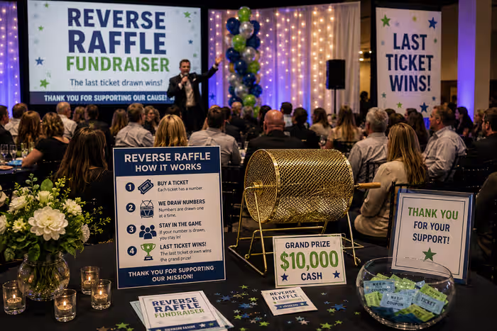 reverse raffle fundraiser