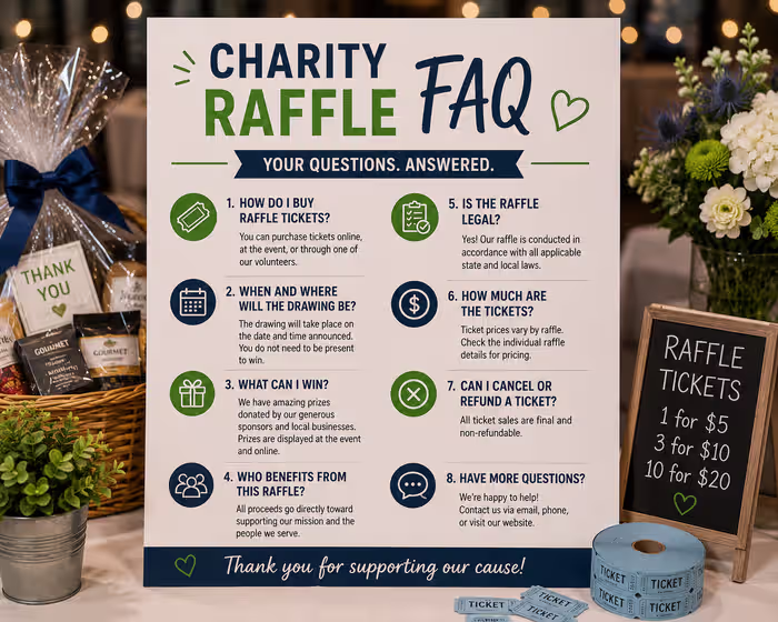 charity raffle FAQ