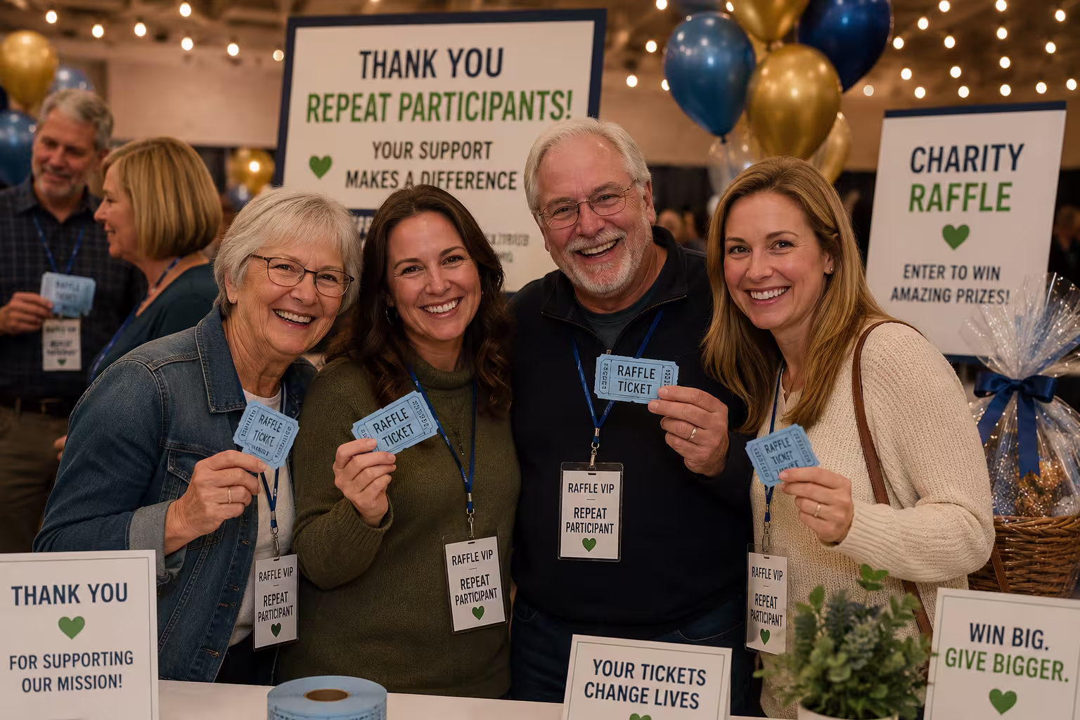 repeat raffle participants